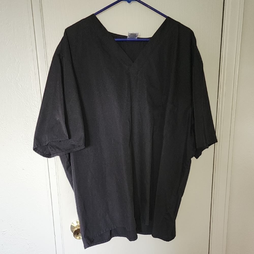 Men's Black V-Neck Scrub